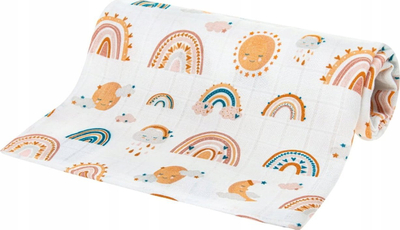 Pelenë bambuje Bocioland 0355 Bamboo Diaper, 30x30 cm, shumëngjyrëshe