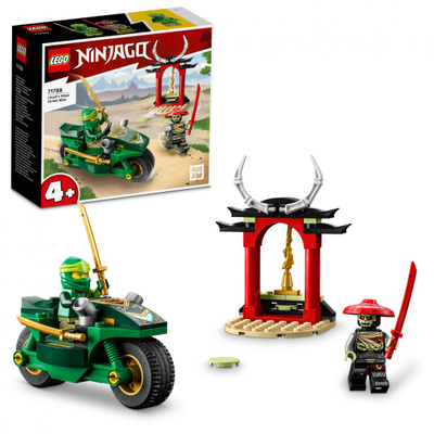Set konstruktiv LEGO NINJAGO 71788 Lloyd Ninja Street Bike, motor, për fëmijë 4+