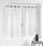 Perde rrjete Douceur d'Intérieur Odilia, set me 2 copë, 60 x 120 cm, e bardhë
