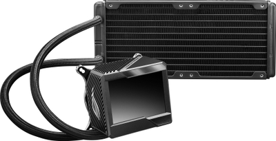 Sistem ftohës me ujë Asus ROG Ryujin II 240, 240mm, ekran LCD 3.5", i zi