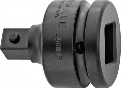 Reduktor IMPACT Stahlwille, 3/4" në 1/2", 56mm, i zi