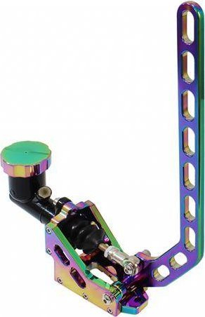 Спортска рачна сопирачка TurboWorks Type-9 NeoChrome, со интегриран главен цилиндар, универзална, повеќебојна