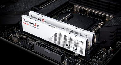 RAM G.Skill Ripjaws S5, 32GB DDR5 5200MHz, kit 2x16GB, e bardhë