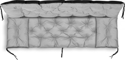 Set jastëkësh kopshti Codura, 150x60x50 cm, 2x 42x42 cm, gri e hapur