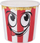 Enë për kokoshka Perfect Popcorn Bowl, 3.4L, me figura kokoshkash, shumëngjyrëshe