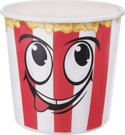 Enë për kokoshka Perfect Popcorn Bowl, 3.4L, me figura kokoshkash, shumëngjyrëshe