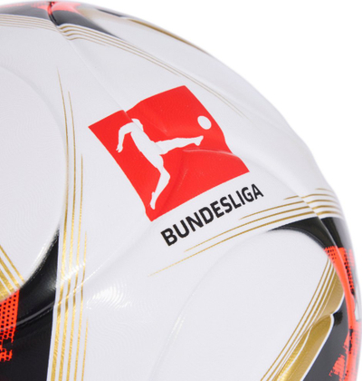 Top futbolli Adidas Bundesliga 26/27 Torfabrik League Box HY5057, madhësia 5, i bardhë portokalli ari