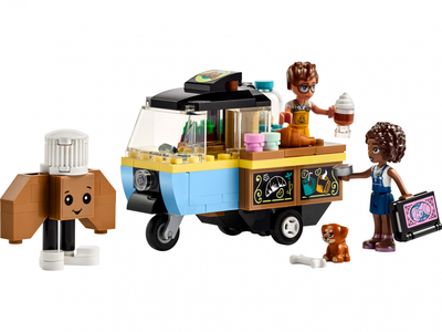 Lodër ndërtimi LEGO Friends Mobile Bakery 42606, set pastiçerie, për fëmijë