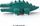 Lodër magnetike HalfToys Krokodil HAS006, puzzle 3D skeleti, jeshile