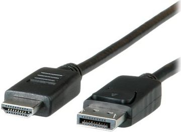 Kabllo Roline 11.04.5782 DisplayPort në HDMI, 3m, e zezë
