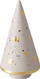 Figurinë dekorative Natural Stone Lamora Christmas Tree, gur i vërtetë, 16 cm, shumëngjyrëshe