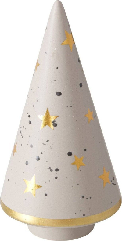 Figurinë dekorative Natural Stone Lamora Christmas Tree, gur i vërtetë, 16 cm, shumëngjyrëshe