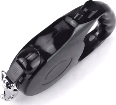 Zinxhir automatik për qen ZW23, 5m, me sistem bllokimi, i zi