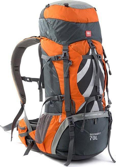 Çantë shpine për hiking Naturehike Trekking, 70 L + 5 L, shumëngjyrëshe