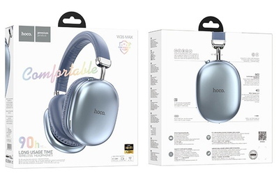 Kufje Bluetooth HOCO W35 Max, pa tela, HIFI stereo, të zeza