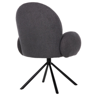 Kolltuk rrotullues Winon 65x67x92Hcm (HM9778.01), gri/ zezë