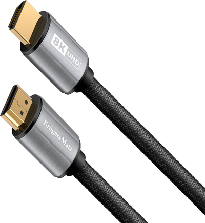 Kabllo HDMI Kruger&amp;Matz KM1266, 3m, HDMI 2.1, e zezë