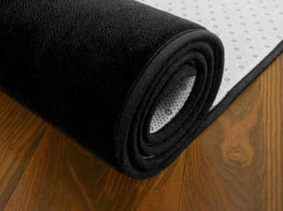 Tapet Strado Polar Rug, 100x150 cm, antirrëshqitës, i zi