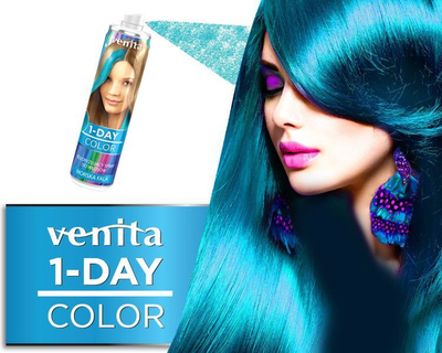 Sprej për flokë të lyme Venita 1-Day color, blu