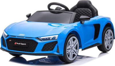 Makina elektrike për fëmijë Audi R8 Spyder, 12V, USB MP3, blu