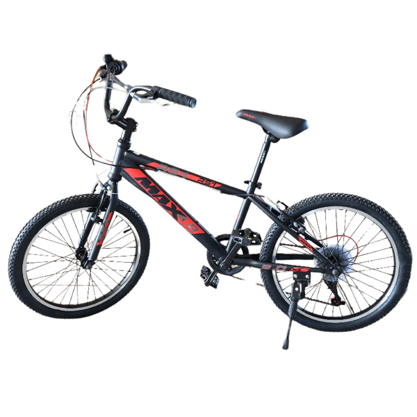 Bicikletë MAX BIKE 20" Zezë/Kuqe