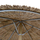 Çadër plazhi Straw Umbrella HM5439, diametër 250 cm, shtyllë druri 10 cm, ngjyrë natyrale