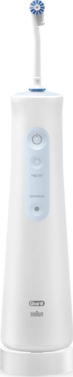 Irrigator oral Oral-B AquaCare 4, teknologji Oxyjet, 2 nivele presioni, i bardhë