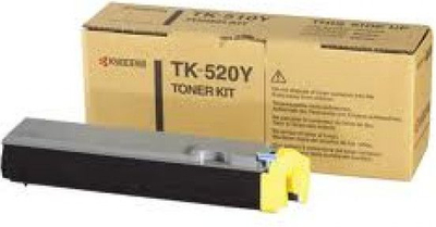 Kartrixh toner Kyocera TK-520Y, origjinal, i verdhë