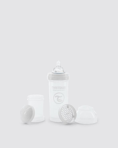 Shishe për bebe Twistshake Anti-Kolikë, 260ml, Bardhë