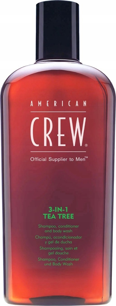 Shampo 3 në 1 American Crew Tea Tree, 250ml, për burra