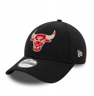 Kapele New Era 9FORTY Chicago Bulls Metallic, pambuk, e zezë