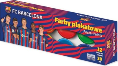 Set bojë posteri Astra FC Barcelona 2023, 12 ngjyra, 20 ml