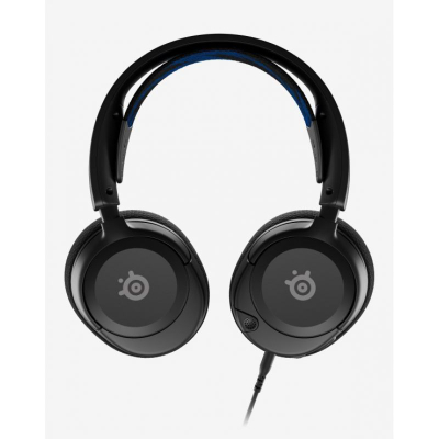 Kufje gaming SteelSeries Arctis Nova 1P, me mikrofon, me kabllo, të zeza