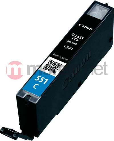 Ngjyrë për printer Canon CLI-551 C, e kaltër
