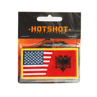 Emblemë Me Qendisje HOTSHOT Shqiperia HT-25006