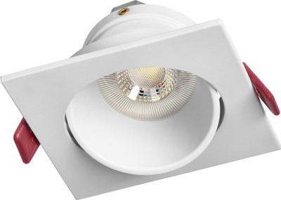 Kornizë dekorative për spot FONDI SC, MR16 GU10 50W, katrore, alumin, e bardhë