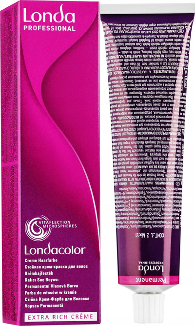Bojë flokësh Londa LondaColor 8/71, 60ml, bjonde e çelët hiri