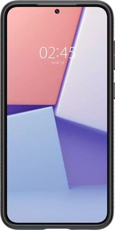 Kapak telefoni Spigen Liquid Air për Samsung Galaxy S23 Plus, TPU, mbron nga goditjet, i zi mat