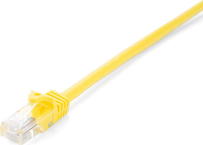 Kabllo rrjeti V7 CAT6 UTP, 0.2m, RJ45, e verdhë