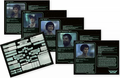 Set loje tavoline Galakta Alien RPG Starter Set, roleplay, për 3‑5 lojtarë, shumëngjyrësh