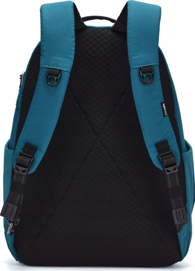 Çantë shpine Pacsafe V All-Around, 16L, me RFID, ngjyrë teal