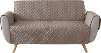 Mbulesë divani WELL Douceur d'intérieur, për 3 ulëse, 279x179 cm, beige taupe