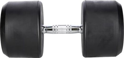 Hantelë gome HMS HG PRO 50, 50 kg, e zezë
