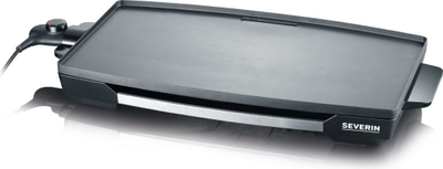 Grill elektrik Severin KG 2397, 2200 W, i zi / argjendtë