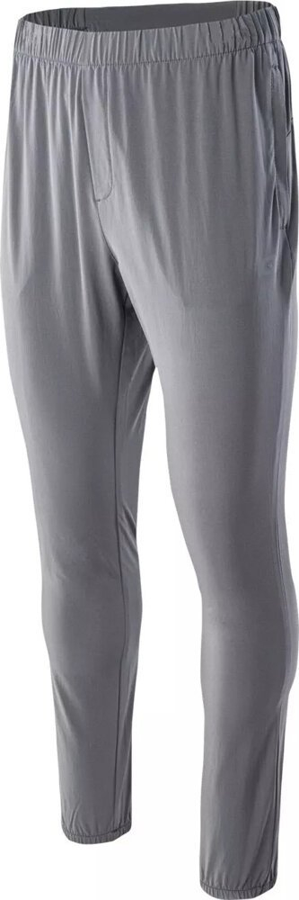 Pantallona sportive IQ Surio Pants M, najlon elastik, për burra, gri