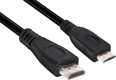Kabllo Mini HDMI në HDMI Club3D, 1m, 4K 60Hz, e zezë
