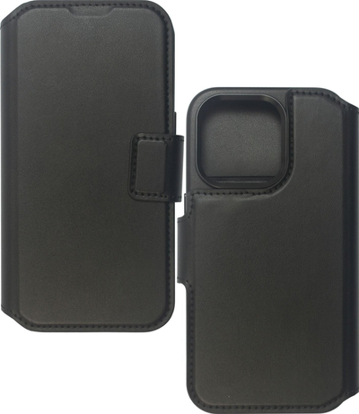 Këllëf portofol ESTUFF INFINITE ES67160105, për telefona 6.9\", me magnet, i zi