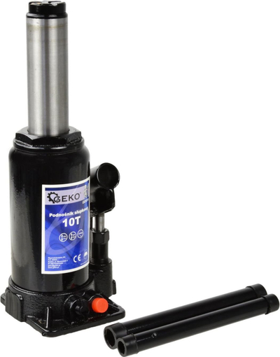 Хидрауличен крик GEKO G01054, 10T, метален, црн
