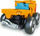 Lodra ndërtime LaQ Educational Bricks Mini Wheel Loader, set ndërtimi, për fëmijë, shumëngjyrëshe