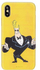 Kapak silikoni Cartoon Network Johnny Bravo për iPhone 5 5S SE, dizajn Smoking, shumëngjyrësh